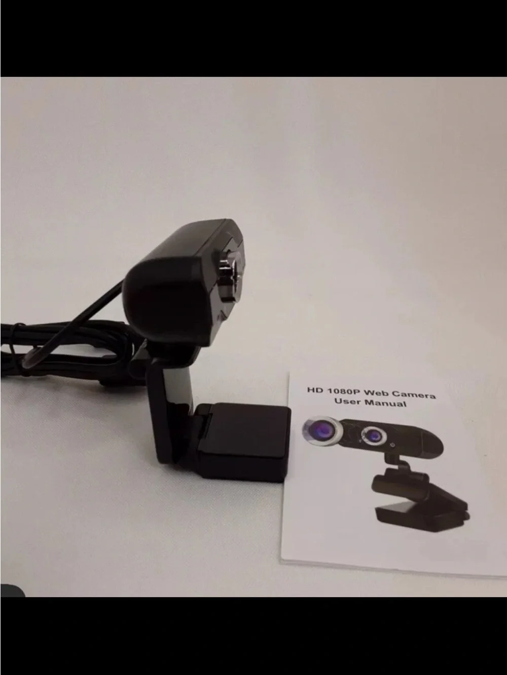 Muhoop HD 1080P Web Camera With Microphone, Wide Angle Lens,, Rotatable NIB